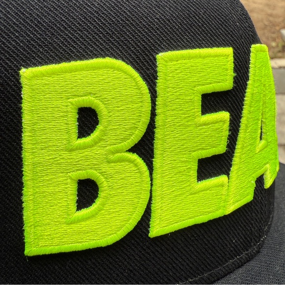 Nike Beast Snapback Hat Black Neon Green Streetwear Style - Picture 5 of 15